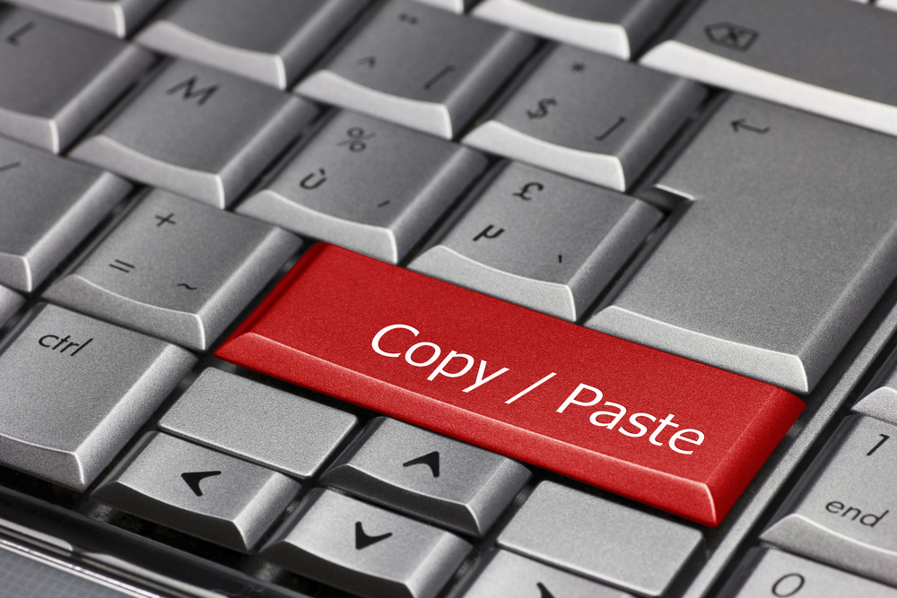 cut and paste style report writing