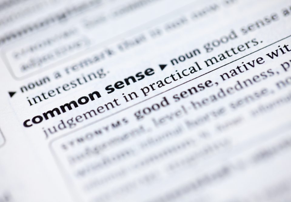 expert evidence common sense